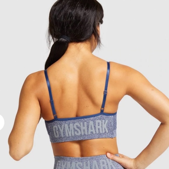 Gymshark Other - Gymshark Bundle - 2 Flex Strappy Sports Bras - Blue/Purple Marl